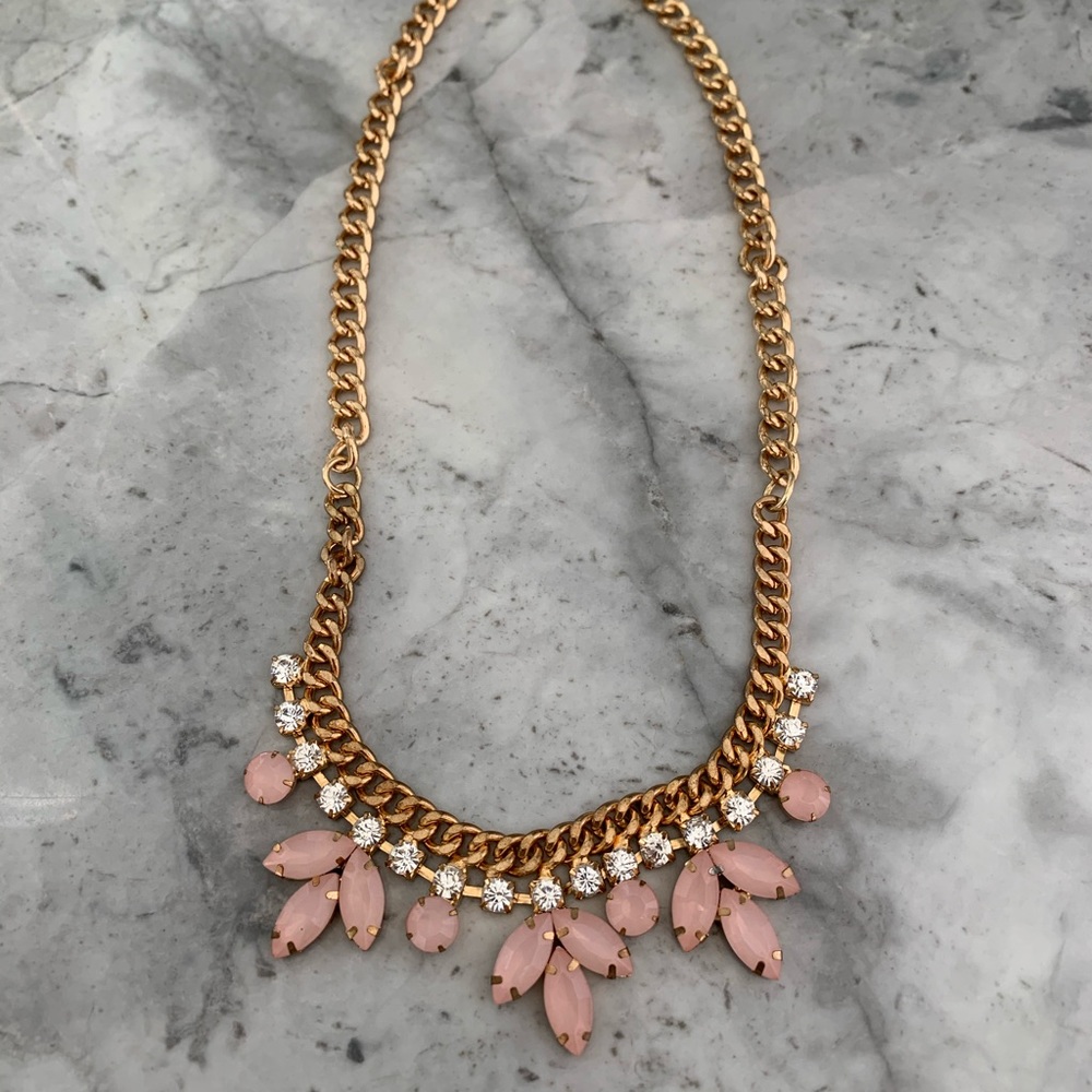 Peach Stone Gold Chain
